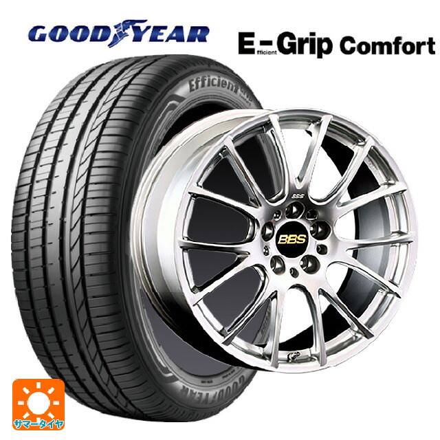 215/35R19 85W XL グッドイヤー エフィシェントグリップ コンフォート BBS RE-V DS 19-8.5J 国産車用 サマータイヤホイール4本セット