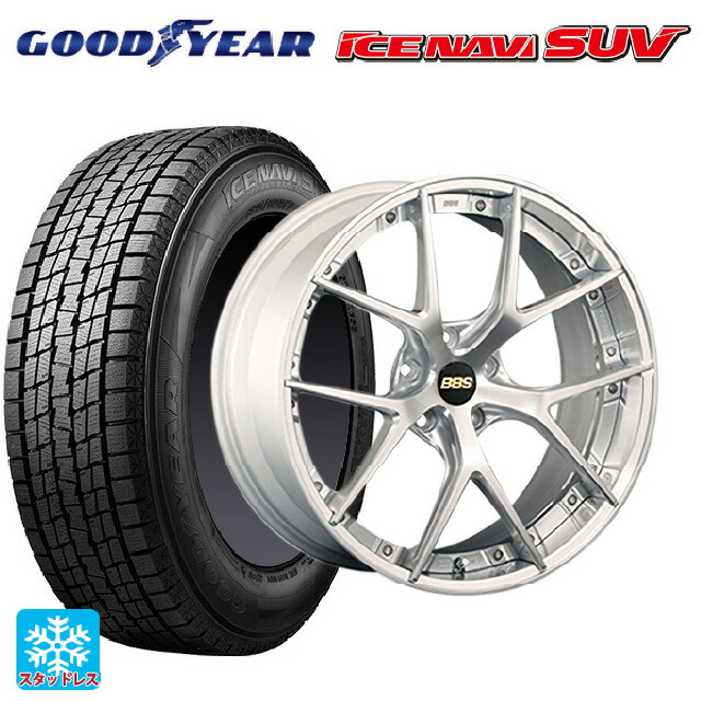 トヨタ bZ4X(11/15系)用 235/50R20 104Q グッドイヤー アイスナビ SUV # BBS RI-S DS-SLD 新品スタッドレスタイヤホイール 4本セット