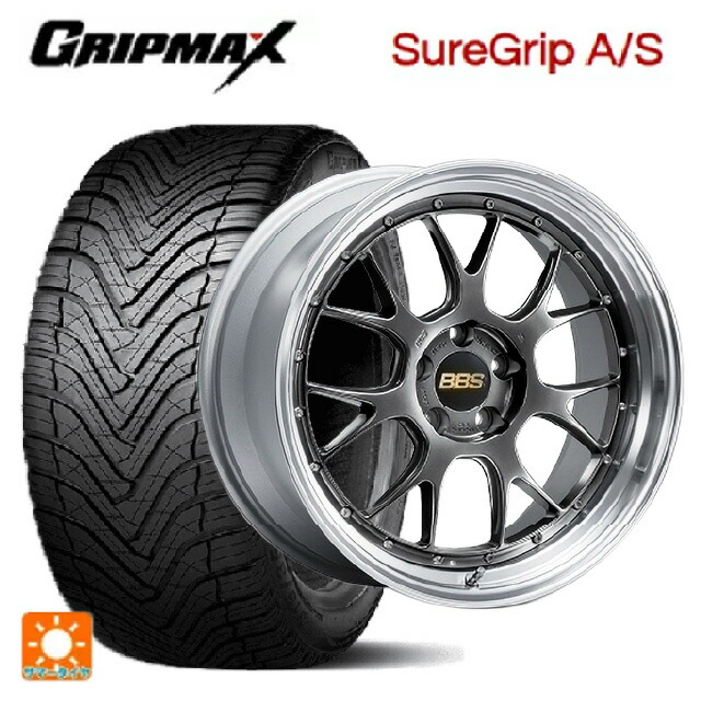 245/40R19 98W XL グリップマックス シュアグリップ A/S ブラックレター BBS LM-R DB-SLD 19-9.5J 国産車用 オールシーズンタイヤホイール4本セット 365,193円
