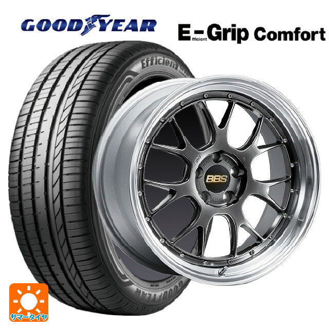 245/40R19 98W XL グッドイヤー エフィシェントグリップ コンフォート BBS LM-R DB-SLD 19-9.5J 国産車用 サマータイヤホイール4本セット