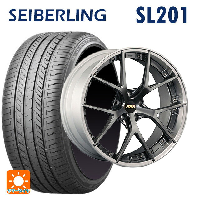 245/35R20 95W XL セイバーリング セイバーリング SL201(ブリヂストン工場生産） BBS RI-S DB-SLD 20-9.5J 国産車用 サマータイヤホイール4本セット