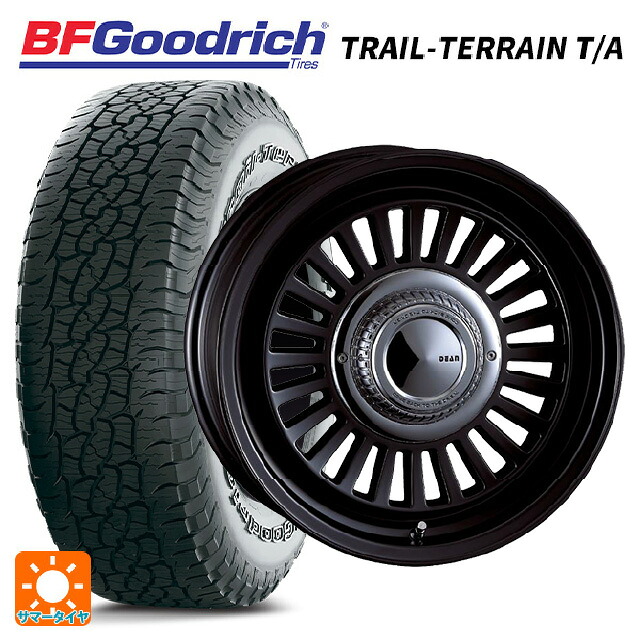 トヨタ ランドクルーザーFJ(240系)用 265/65R17 112T BFグッドリッチ トレイルテレーン T/A ホワイトレター 正規品 クリムソン ディーン カリフォルニア マットブラック 新品サマータイヤホイール 4本セット|タイヤホイール専門店コニシタイヤ