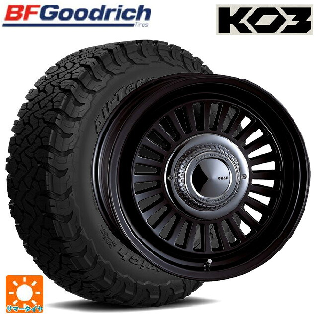 215/65R16 103/100S BFグッドリッチ オールテレーン TA KO3 ブラックレター 正規品 クリムソン ディーン カリフォルニア マットブラック 16-5.5J 国産車用 サマータイヤホイール4本セット｜タイヤホイール専門店コニシタイヤ