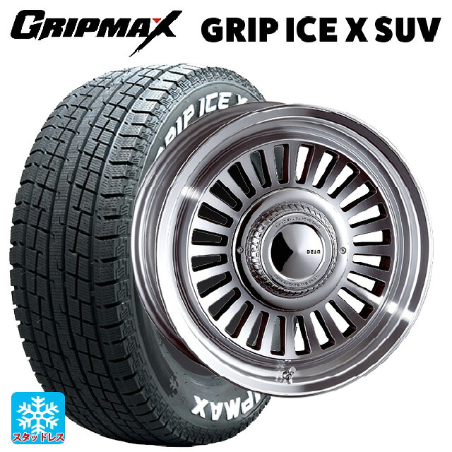 スズキ ジムニー(64系)用 215/70R16 100Q グリップマックス グリップアイスX SUV ホワイトレター # クリムソン ディーン カリフォルニア バーニッシュグレー 新品スタッドレスタイヤホイール 4本セット