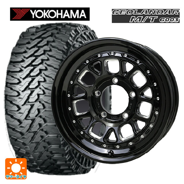 6.5R16 97Q ヨコハマ ジオランダー M/T G003 正規品 ホットスタッフ バークレイハードロック ヒューロン GB/M 16-6J 国産車用 サマータイヤホイール4本セット