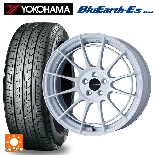 235/50R18 97W ヨコハマ ブルーアースEs ES32 # エンケイ レーシングレボリューション NT03RR ホワイト 18-9J 国産車用 サマータイヤホイール4本セット｜タイヤホイール専門店コニシタイヤ