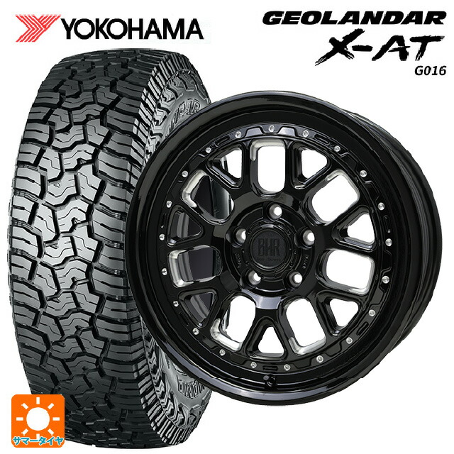 トヨタ RAV4(50系)用 235/70R16 104/101Q ヨコハマ ジオランダー X-AT G016 ブラックレター 正規品 ホットスタッフ バークレイハードロック ヒューロン GB/M 新品サマータイヤホイール 4本セット