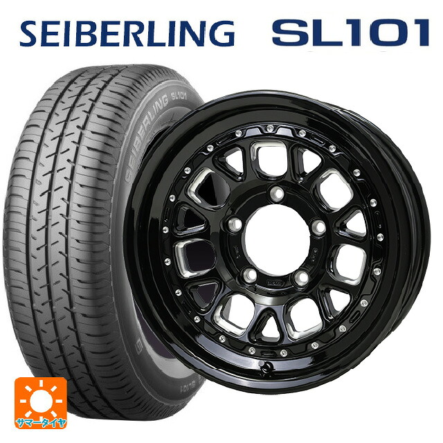 215/65R16 98S セイバーリング セイバーリング SL101(ブリヂストン工場生産) ホットスタッフ バークレイハードロック ヒューロン GB/M 16-5.5J 国産車用 サマータイヤホイール4本セット