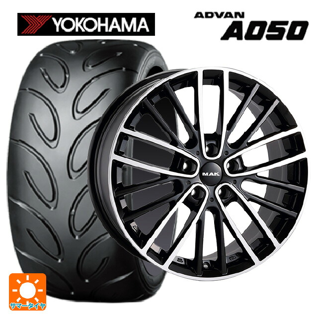 ミニ ミニクーパー(ガソリン車)(F66)用 215/45R17 87W ヨコハマ アドバン A050 コンパウンド M 正規品 阿部商会 マック チェルシー ブラックミラー 新品サマータイヤホイール 4本セット｜タイヤホイール専門店コニシタイヤ