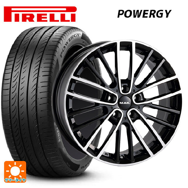 ミニ エースマン(J05)用 205/55R17 95W XL ピレリ パワジー 正規品 阿部商会 マック チェルシー ブラックミラー 新品サマータイヤホイール 4本セット｜タイヤホイール専門店コニシタイヤ
