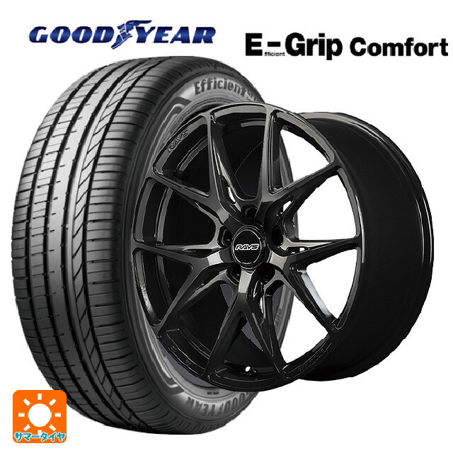 235/50R18 101W XL グッドイヤー エフィシェントグリップ コンフォート レイズ RS VV21S # BXZ 18-8J 国産車用 サマータイヤホイール4本セット｜タイヤホイール専門店コニシタイヤ 127,105円
