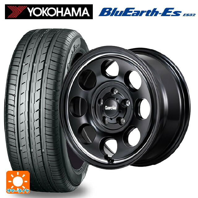 スズキ スイフトスポーツ(ZC33S)用 205/50R16 87V ヨコハマ ブルーアースEs ES32 # エムアイディー ガルシア パーム8 セミグロスブラック/ウ゛ァーレイポリッシュ 新品サマータイヤホイール 4本セット｜タイヤホイール専門店コニシタイヤ