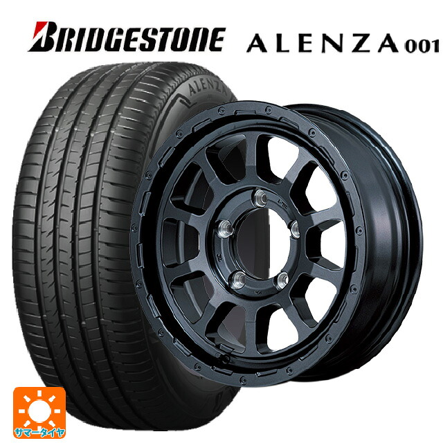 215/65R16 98H ブリヂストン アレンザ001 正規品 エムアイディー ナイトロパワー M10 PERSHING バレルブラックエディション バレルブラック 16-5.5J 国産車用 サマータイヤホイール4本セット|タイヤホイール専門店コニシタイヤ