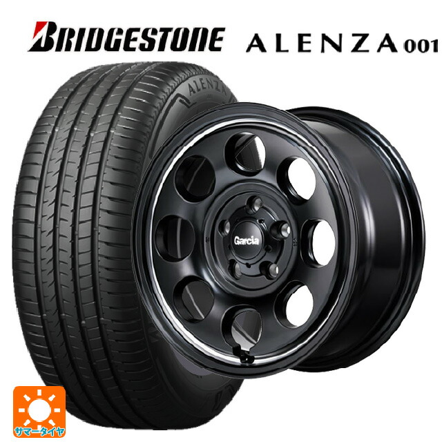 ニッサン キックス(P16系)用 215/65R16 98H ブリヂストン アレンザ001 正規品 エムアイディー ガルシア パーム8 セミグロスブラック/ウ゛ァーレイポリッシュ 新品サマータイヤホイール 4本セット｜タイヤホイール専門店コニシタイヤ