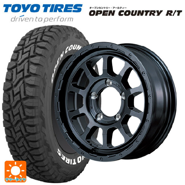 215/65R16 109/107Q トーヨー オープンカントリー RT ホワイトレター エムアイディー ナイトロパワー M10 PERSHING バレルブラックエディション バレルブラック 16-5.5J 国産車用 サマータイヤホイール4本セット