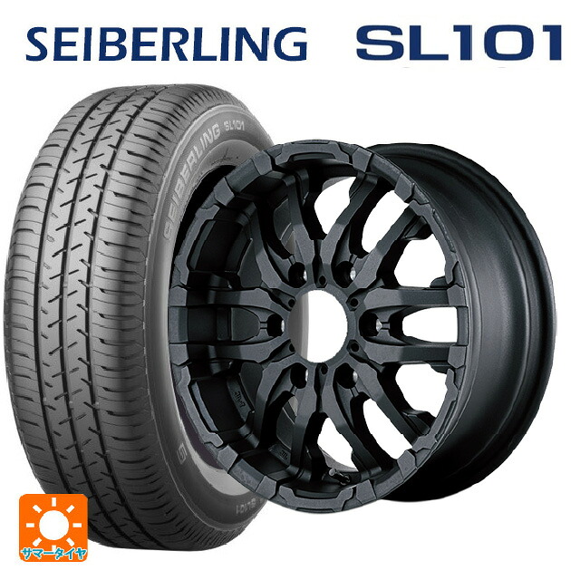 215/65R16 98S セイバーリング セイバーリング SL101(ブリヂストン工場生産） エムアイディー ナイトロパワー M26 クロスファング ブラストブラック 16-5.5J 国産車用 サマータイヤホイール4本セット