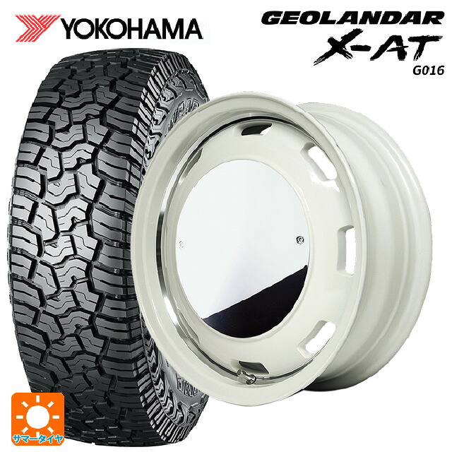 165/65R14 81/78Q ヨコハマ ジオランダー X-AT G016 ブラックレター 正規品 # エムアイディー ガルシア シスコムーン WH 14-4.5J 国産車用 サマータイヤホイール4本セット|タイヤホイール専門店コニシタイヤ