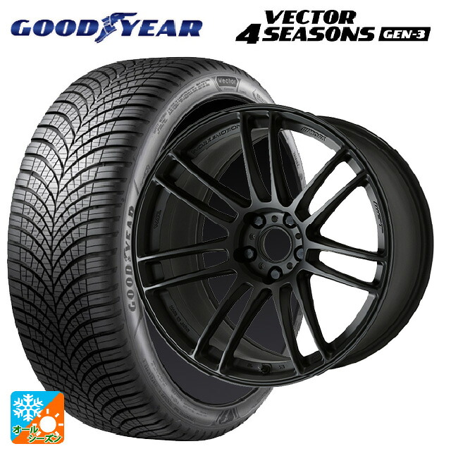2024年製 245/40R18 97W XL グッドイヤー ベクター4シーズンズ ジェン3 ワーク エモーション ZR7 MBL 18-8.5J 国産車用 オールシーズンタイヤホイール4本セット|タイヤホイール専門店コニシタイヤ