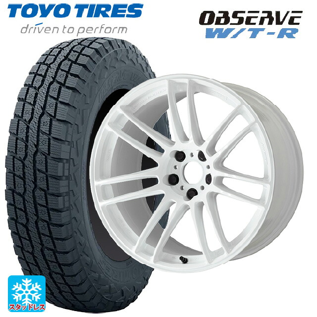 245/65R17 111Q XL トーヨー オブザーブ W/T-R ワーク エモーション ZR7 TW 17-7J 国産車用 スタッドレスタイヤホイール4本セット