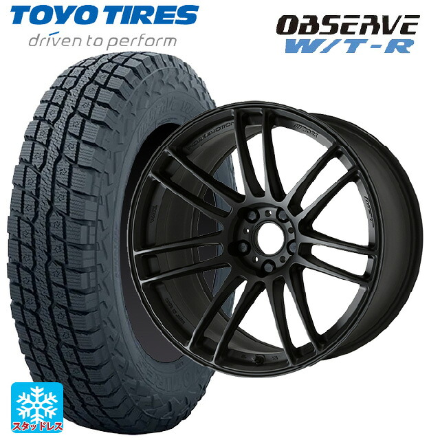 245/65R17 111Q XL トーヨー オブザーブ W/T-R ワーク エモーション ZR7 MBL 17-7J 国産車用 スタッドレスタイヤホイール4本セット