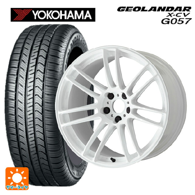 トヨタ RAV4(50系)用 235/55R19 105W XL ヨコハマ ジオランダー X-CV G057 正規品 ワーク エモーション ZR7 TW 新品サマータイヤホイール 4本セット|タイヤホイール専門店コニシタイヤ