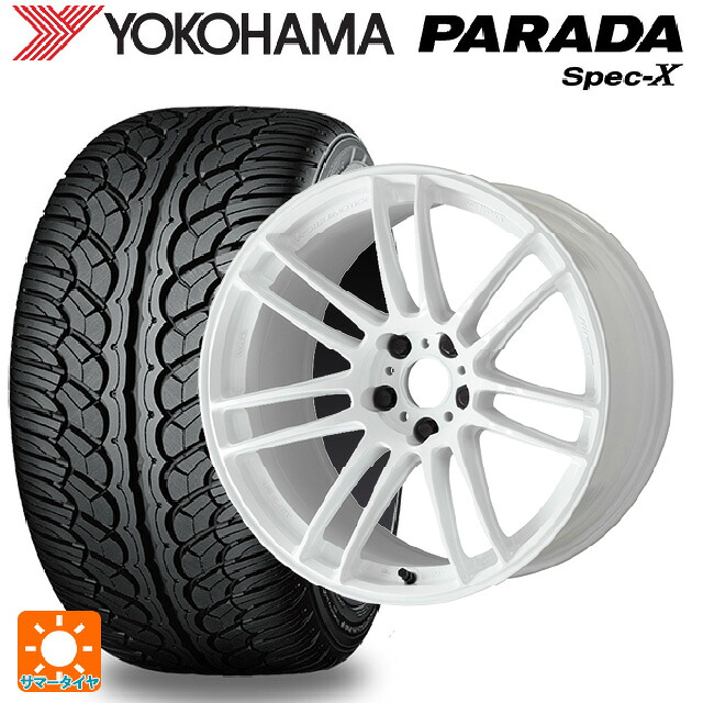 235/60R18 103V ヨコハマ パラダ PA02 ワーク エモーション ZR7 TW 18-8.5J 国産車用 サマータイヤホイール4本セット｜タイヤホイール専門店コニシタイヤ