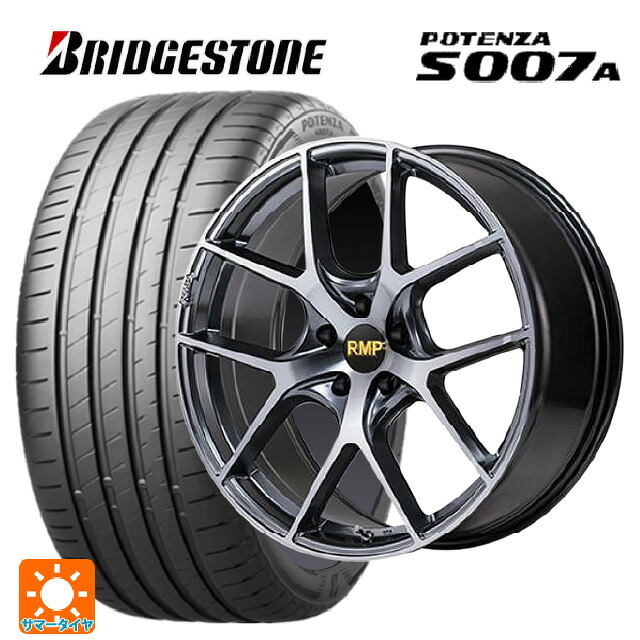 スバル WRX S4(VBH)用 255/40R18 99Y XL ブリヂストン ポテンザ S007A 正規品 エムアイディー MID エクスクルーシブ 025F RN RN 新品サマータイヤホイール 4本セット|タイヤホイール専門店コニシタイヤ
