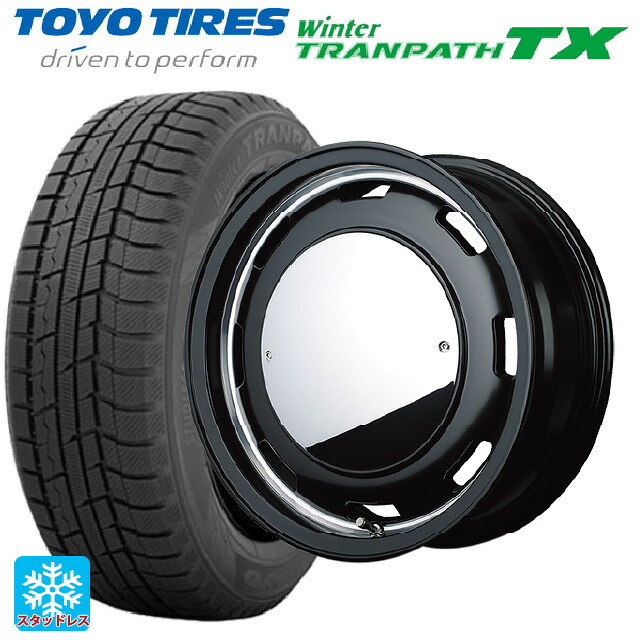 スズキ ハスラー(MR52/92S)用 2024年製 165/65R14 79Q トーヨー ウインタートランパス TX # エムアイディー ガルシア シスコムーン SB 新品スタッドレスタイヤホイール 4本セット｜タイヤホイール専門店コニシタイヤ