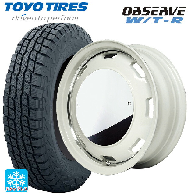 215/65R16 109/107Q トーヨー オブザーブ W/T-R エムアイディー ガルシア シスコムーン WH 16-5.5J 国産車用 スタッドレスタイヤホイール4本セット｜タイヤホイール専門店コニシタイヤ