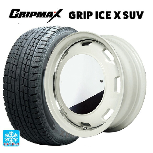 175/80R16 91Q グリップマックス グリップアイスX SUV ブラックレター # エムアイディー ガルシア シスコムーン WH 16-5.5J 国産車用 スタッドレスタイヤホイール4本セット｜タイヤホイール専門店コニシタイヤ