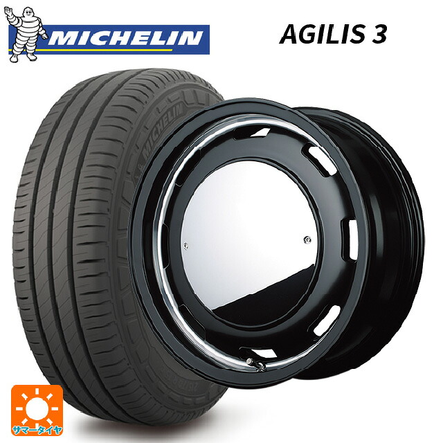 トヨタ ハイエース(200系)用 215/70R15 109/107S ミシュラン 正規品 アジリス 3 エムアイディー ガルシア シスコムーン SB 新品サマータイヤホイール 4本セット｜タイヤホイール専門店コニシタイヤ 108,477円