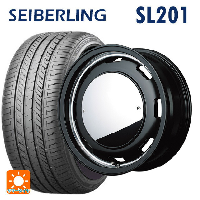 165/50R15 73V セイバーリング セイバーリング SL201(ブリヂストン工場生産） エムアイディー ガルシア シスコムーン SB 15-4.5J 国産車用 サマータイヤホイール4本セット