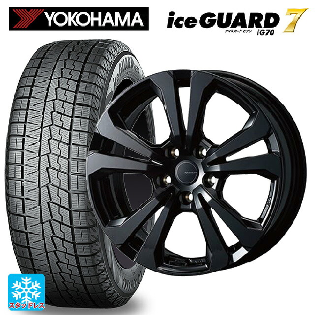 ミニ ミニクラブマン(F54)用 205/55R16 91Q ヨコハマ アイスガード7(IG70) # ティーエーエス アドバンスライン SV1 ブラック 新品スタッドレスタイヤホイール 4本セット|タイヤホイール専門店コニシタイヤ