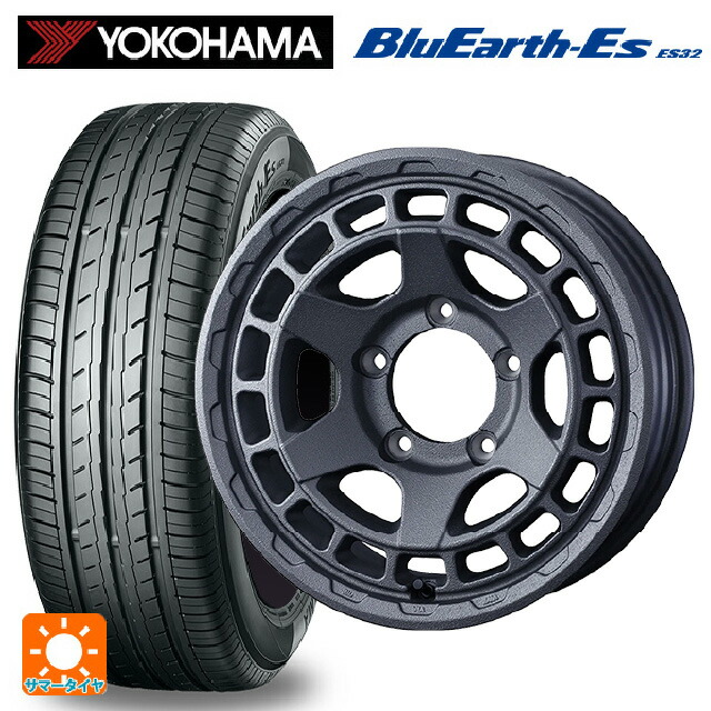 215/65R16 98H ヨコハマ ブルーアースEs ES32 ウェッズ マッドヴァンス X タイプS フリントグレイ 16-5.5J 国産車用 サマータイヤホイール4本セット