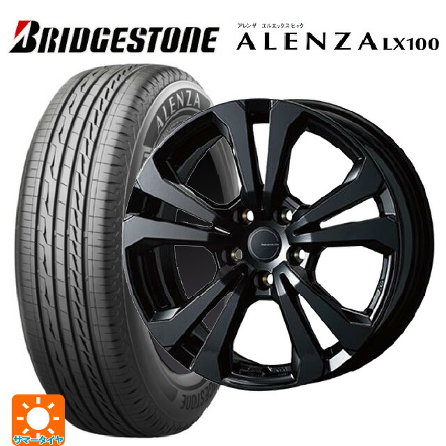 ジープ レネゲード(BU/BV系)用 215/55R18 95V ブリヂストン アレンザLX100 正規品 # ティーエーエス アドバンスライン SV1 ブラック 新品サマータイヤホイール 4本セット