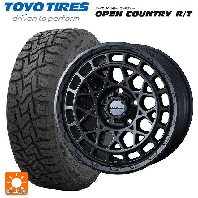 ミツビシ デリカD:5(3DA系)用 215/70R16 100Q トーヨー オープンカントリー RT ブラックレター ウェッズ マッドヴァンス X タイプM フルマットブラック 新品サマータイヤホイール 4本セット