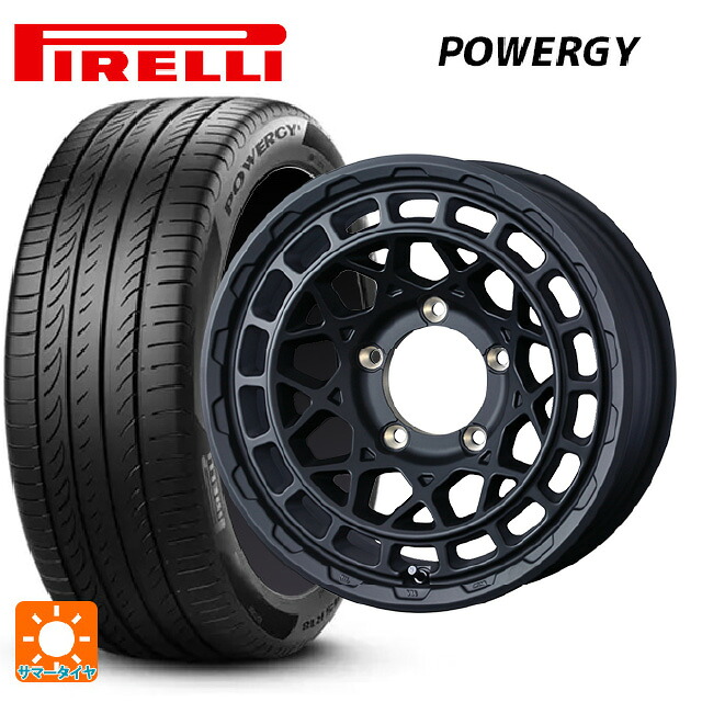 215/65R16 98H ピレリ パワジー 正規品 ウェッズ マッドヴァンス X タイプM フルマットブラック 16-5.5J 国産車用 サマータイヤホイール4本セット|タイヤホイール専門店コニシタイヤ