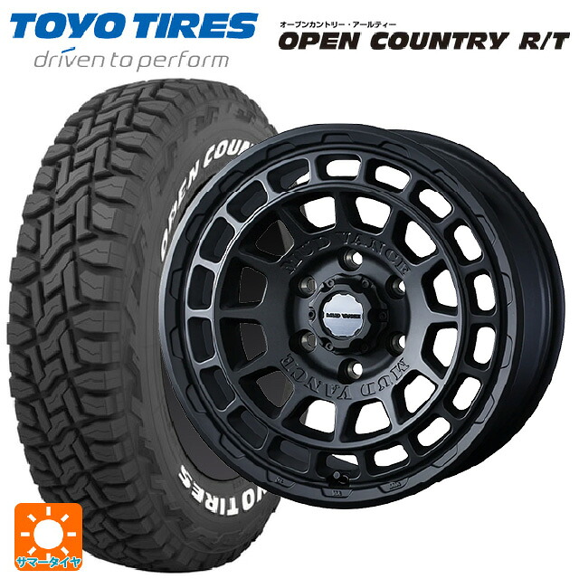 235/70R16 106Q トーヨー オープンカントリー RT ホワイトレター ウェッズ マッドヴァンス X タイプF フルマットブラック 16-7J 国産車用 サマータイヤホイール4本セット