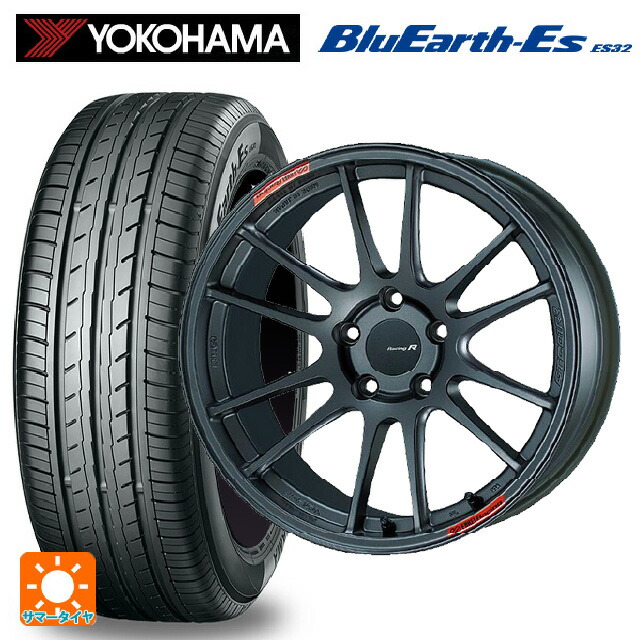 245/40R18 93W ヨコハマ ブルーアースEs ES32 エンケイ レーシングレボリューション GTC01RR マットダークガンメタリック 18-8.5J 国産車用 サマータイヤホイール4本セット