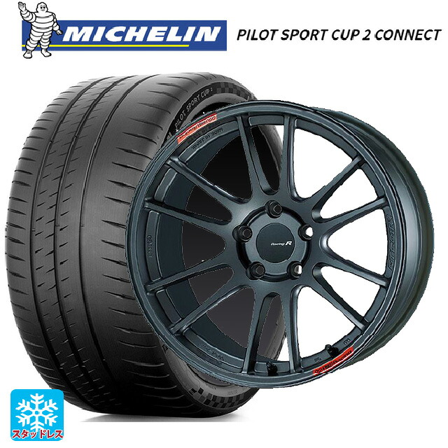スバル WRX S4(VBH)用 245/40R18 97Y XL ミシュラン 正規品 パイロットスポーツカップ2コネクト エンケイ レーシングレボリューション GTC01RR マットダークガンメタリック 新品サマータイヤホイール 4本セット