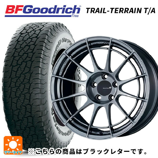 レクサス LBX(10系)用 225/55R18 102H XL BFグッドリッチ トレイルテレーン T/A ブラックレター 正規品 エンケイ レーシングレボリューション NT03RR ハイパーシルバー 新品サマータイヤホイール 4本セット