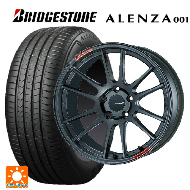 235/65R18 106V ブリヂストン アレンザ001 正規品 エンケイ レーシングレボリューション GTC01RR マットダークガンメタリック 18-8J 国産車用 サマータイヤホイール4本セット