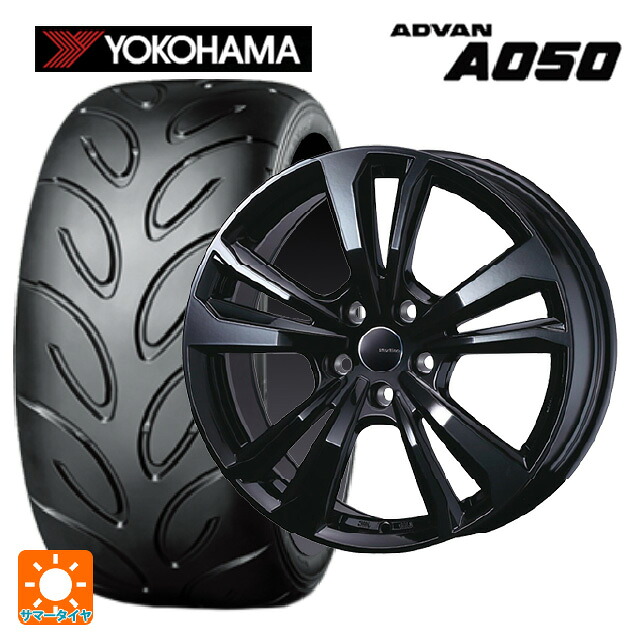 ミニ ミニクーパー(ガソリン車)(F66)用 215/45R17 87W ヨコハマ アドバン A050 コンパウンド M 正規品 ティーエーエス スマートライン 365 ブラック 新品サマータイヤホイール 4本セット