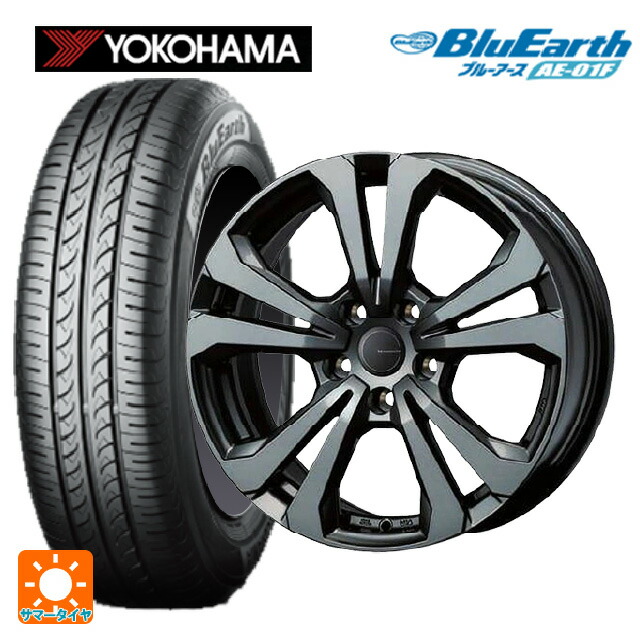 プジョー 2008(ABA-94H系)用 195/65R15 91H ヨコハマ ブルーアース AE01F ティーエーエス アドバンスライン SV1 ガンメタリック 新品サマータイヤホイール 4本セット|タイヤホイール専門店コニシタイヤ