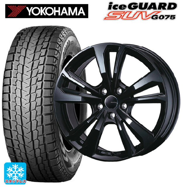 ジープ コンパス(M624)用 2025年製 215/65R16 109/107Q ヨコハマ アイスガードSUV G075 # ティーエーエス スマートライン 365 ブラック 新品スタッドレスタイヤホイール 4本セット