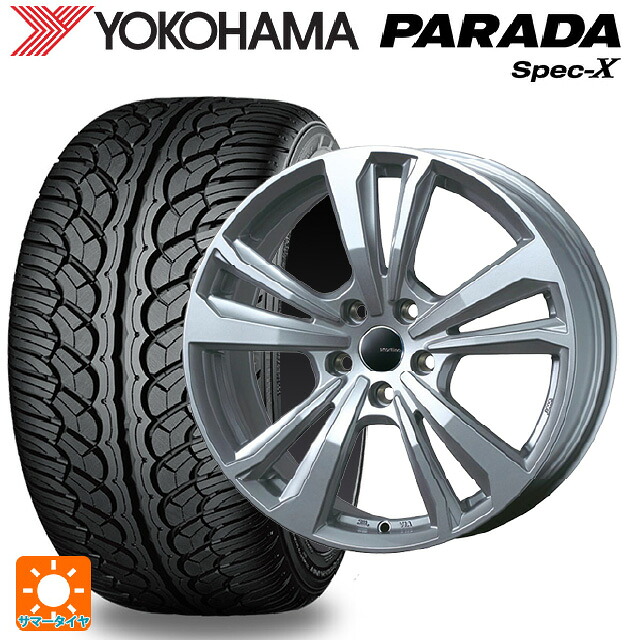 メルセデスベンツ ＧＬＣ　ＳＵＶ(Ｘ253)用 235/60R18 103V ヨコハマ パラダ PA02 ティーエーエス スマートライン 365 シルバー 新品サマータイヤホイール 4本セット