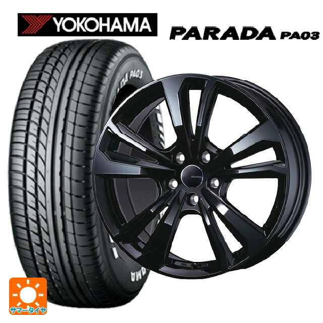 ジープ レネゲード(BU14/BU24)用 215/65R16 109/107S ヨコハマ パラダ PA03 ホワイトレター ティーエーエス スマートライン 365 ブラック 新品サマータイヤホイール 4本セット|タイヤホイール専門店コニシタイヤ