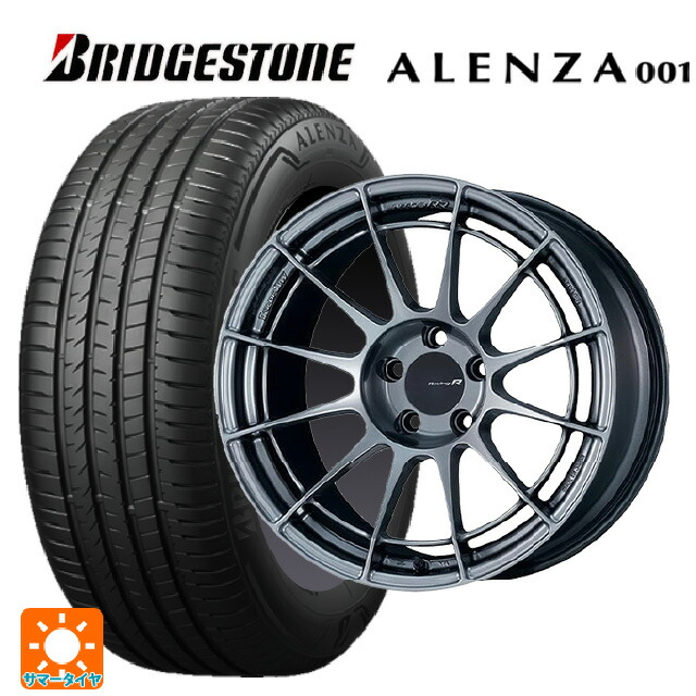 トヨタ ヴェルファイア(30系)用 235/50R18 97V ブリヂストン アレンザ001 正規品 エンケイ レーシングレボリューション NT03RR ハイパーシルバー 新品サマータイヤホイール 4本セット
