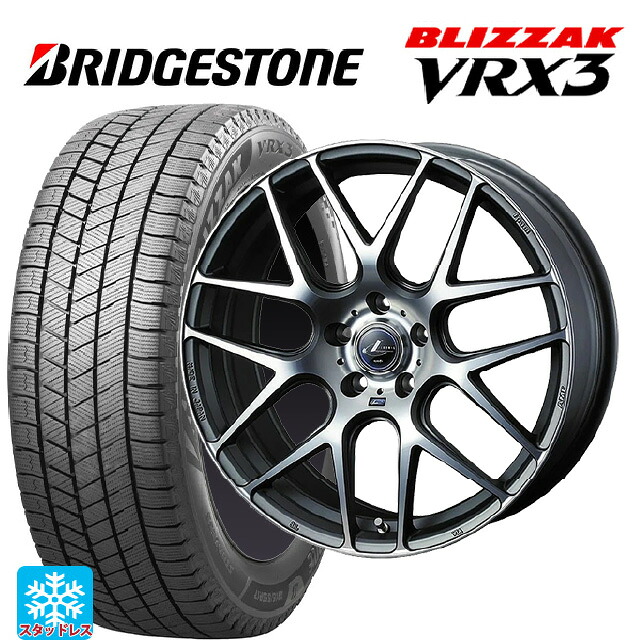トヨタ bZ4X(11/15系)用 235/60R18 107Q XL ブリヂストン ブリザック VRX3 正規品 # ウェッズ レオニス ナヴィア06 MGMC 新品スタッドレスタイヤホイール 4本セット