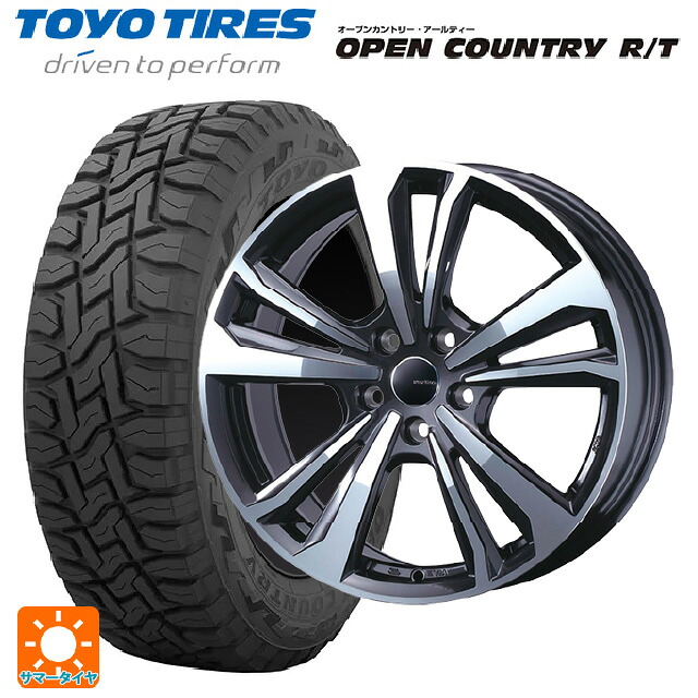 プジョー 408(P54系)用 215/70R16 100Q トーヨー オープンカントリー RT ブラックレター ティーエーエス スマートライン 365 ガンメタリックポリッシュ 新品サマータイヤホイール 4本セット